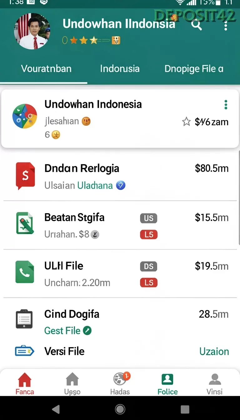 Cuplikan layar POPWIN — pengaturan akun