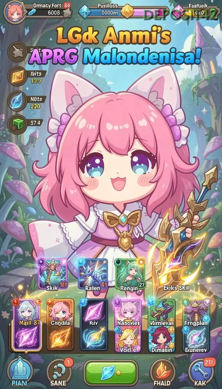 Cuplikan layar POPWIN — menu navigasi