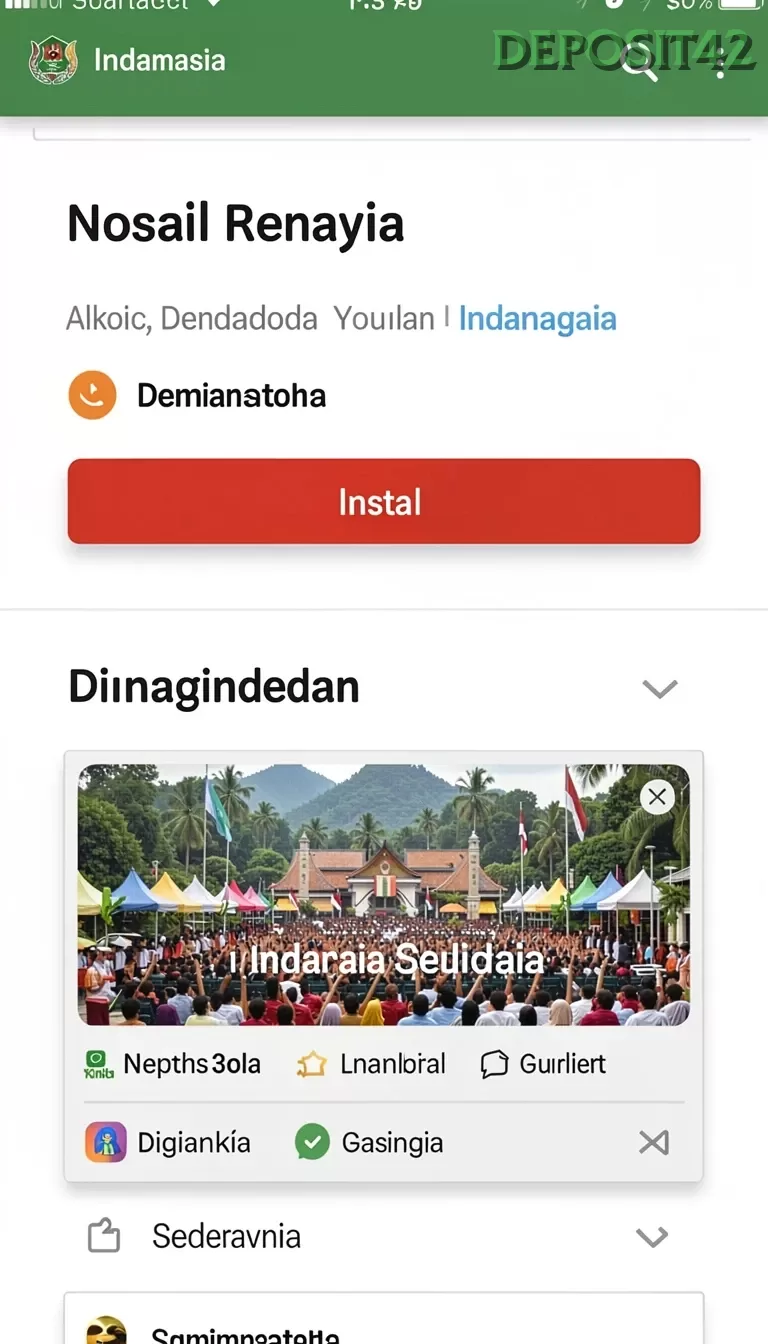 Cuplikan layar RT99 — menu navigasi